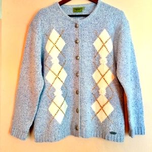 Vintage Argyle Sweater